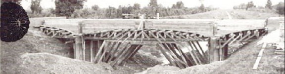 Tatarena - ponte Mignozzetti in costruzione - anno 1963
